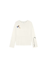 Graphic Back Print Long Sleeve Top