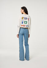 Graphic Back Print Long Sleeve Top