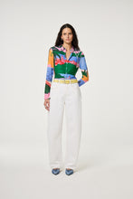 Scenic Print Button Shirt