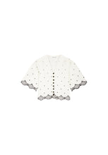 Embroidered Button Front Blouse