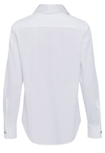 Cotton Shirt with Decorative Collar - White