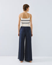 Ivory Stripe Knit Top