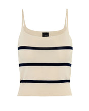 Ivory Stripe Knit Top