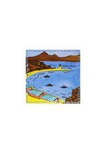 Coastal Postcard Print Scarf
