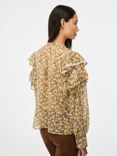 Vintage Floral Lace Detail Blouse