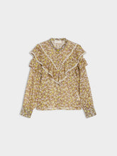 Vintage Floral Lace Detail Blouse