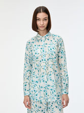 Blue Floral Print Shirt