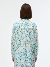 Blue Floral Print Shirt