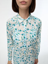 Blue Floral Print Shirt