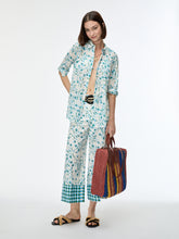 Blue Floral Print Shirt