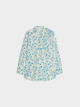 Blue Floral Print Shirt