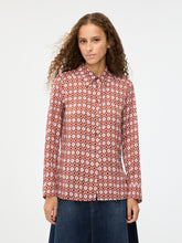 Geometric Flower Print Shirt