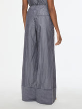Pinstripe Wide Leg Trousers
