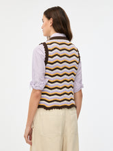 Zigzag Knit Sleeveless Top