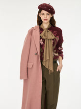 Burgundy Floral Wool-Blend Jumper
