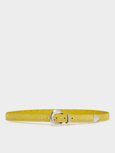 Stud Detail Belt - Lemon