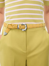 Stud Detail Belt - Lemon