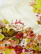 Floral Patchwork Scarf - Yellow