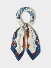 Floral Patchwork Scarf - Cream