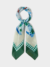Floral Print Scarf - Green