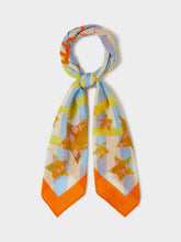 Multicolour Star Print Scarf