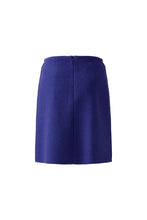 Royal Blue Wool Skirt