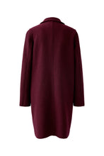 Mayson Tailored Wool Coat - Berry