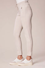 Drawstring Zip Pocket Trousers - Beige