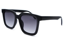 Vitale Shiny Black Sunglasses