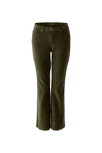 Cord Cropped Flare Trousers
