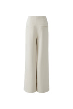 Wide Leg Crepe Trousers – Off White