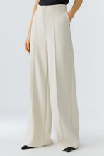 Wide Leg Crepe Trousers – Off White