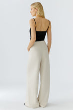 Wide Leg Crepe Trousers – Off White