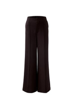 Wide Leg Crepe Trousers – Ganache