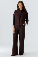 Wide Leg Crepe Trousers – Ganache