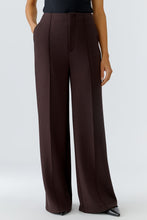 Wide Leg Crepe Trousers – Ganache