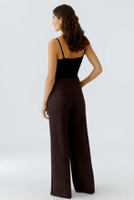 Wide Leg Crepe Trousers – Ganache