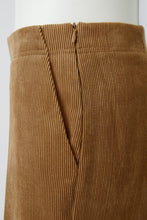Wide Leg Corduroy Trousers – Caramel