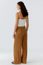 Wide Leg Corduroy Trousers – Caramel