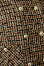 Heritage Check Bouclé Jacket – Brown Mix