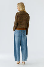 Heritage Check Bouclé Jacket – Brown Mix