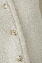 Ivory Textured Button Cardigan