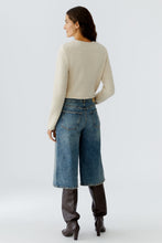 Ivory Textured Button Cardigan