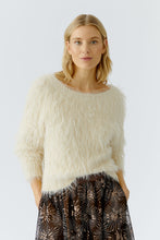 Fluffy Knit Jumper - Cream