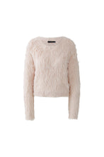 Fluffy Knit Jumper - Sepia Rose
