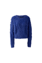 Fluffy Knit Jumper - Blue