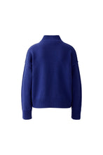 Classic High Neck Jumper - Blue