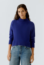 Classic High Neck Jumper - Blue