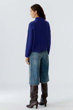 Classic High Neck Jumper - Blue