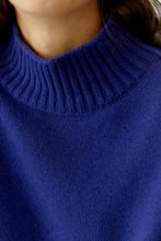 Classic High Neck Jumper - Blue